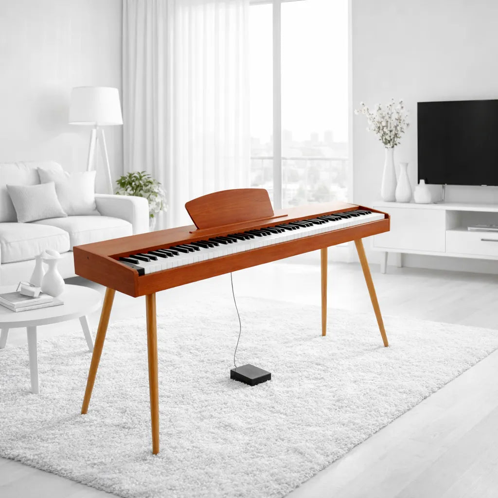 Piano Électrique 88 Touches en Bois – Niveau Débutant à Avancé