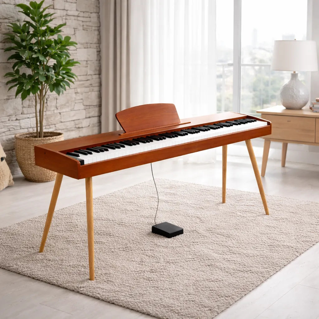Piano Électrique 88 Touches en Bois – Niveau Débutant à Avancé