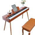 Piano Électrique 88 Touches en Bois – Niveau Débutant à Avancé