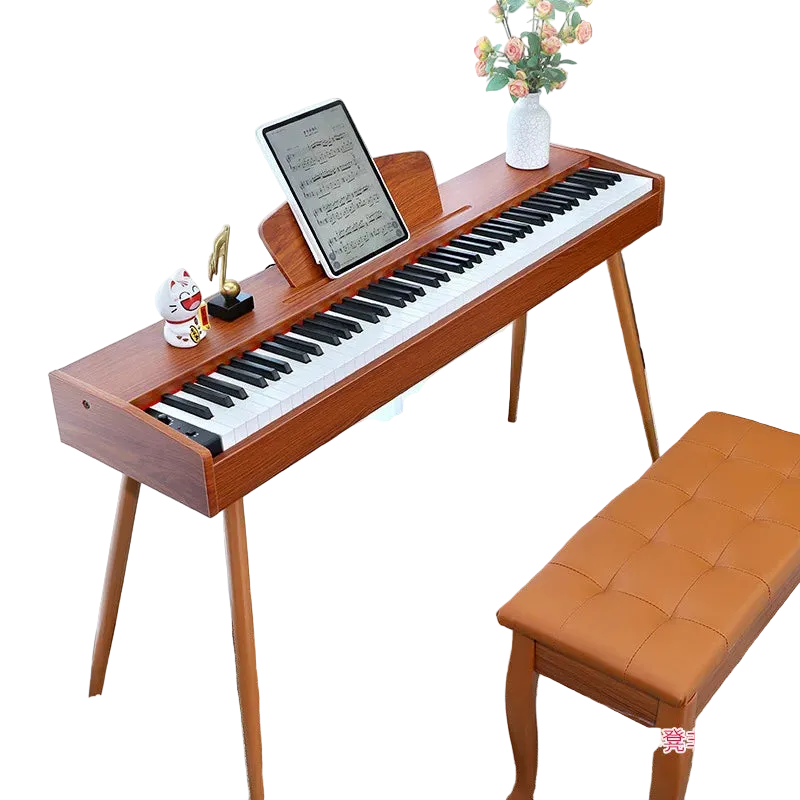 Piano Électrique 88 Touches en Bois – Niveau Débutant à Avancé