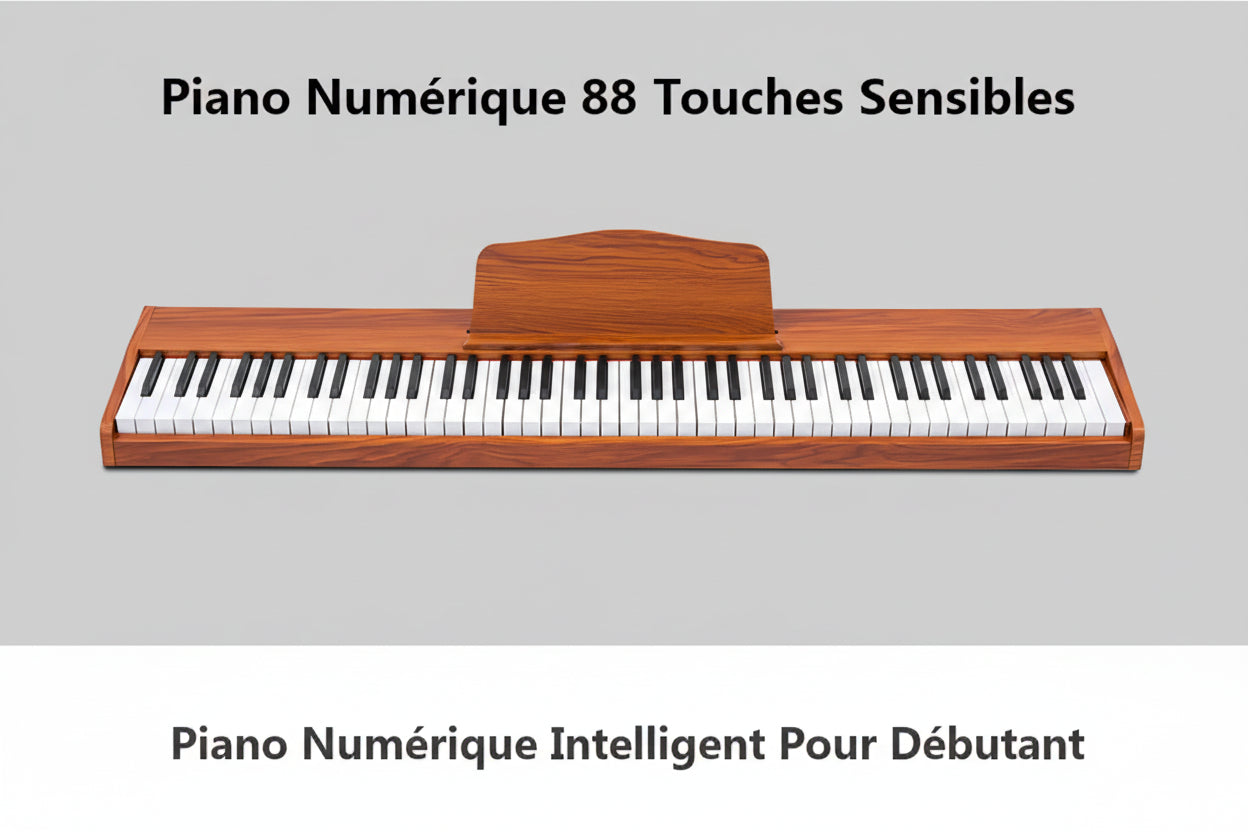 Piano numérique 88 touches – Clavier éducatif pour débutants
