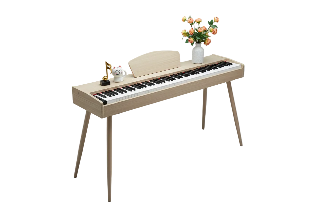 Piano Électrique 88 Touches en Bois – Niveau Débutant à Avancé