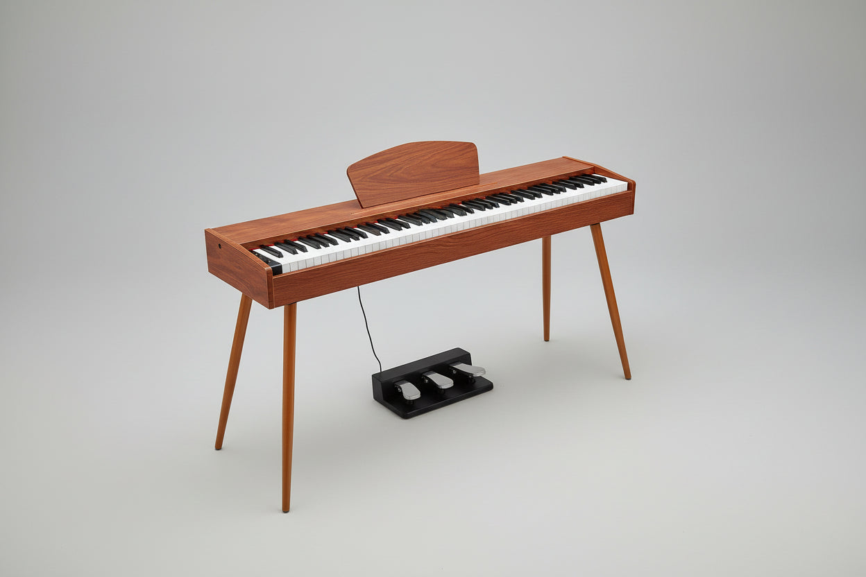 Piano Électrique 88 Touches en Bois – Niveau Débutant à Avancé